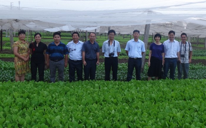 海南省农业科学院蔬菜所组团赴越南考察