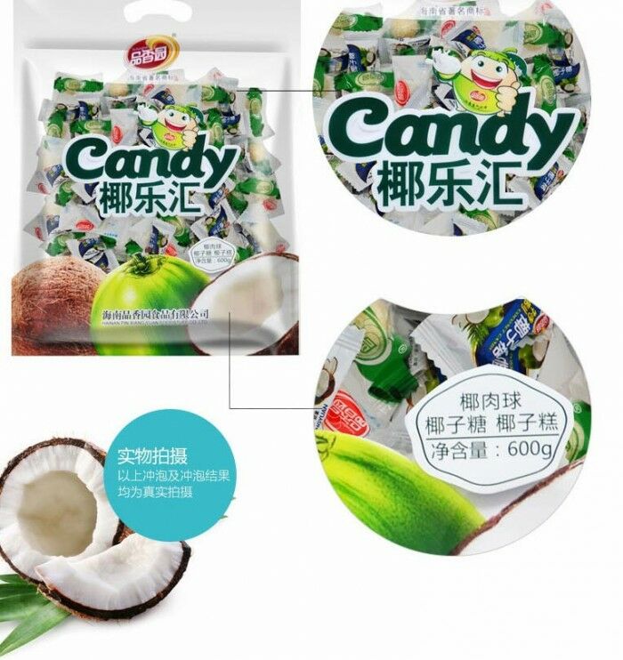 品香园食品椰乐汇600g 