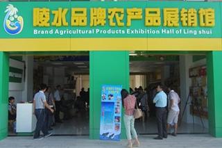 陵水县商务局积极参与2013海南名优特农副产品展销会